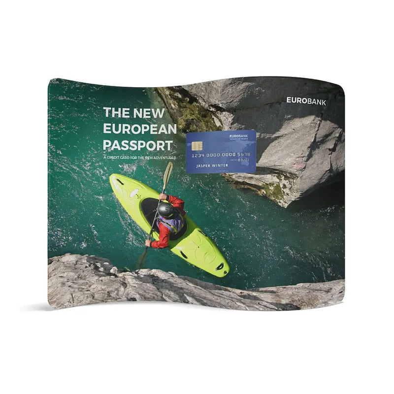WaveLine® Display Wall - Serpentine Single Sided 10ft/3m Wide image 7