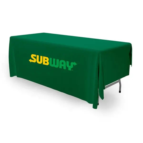 Printed-Tablecloths Xpo Displays
