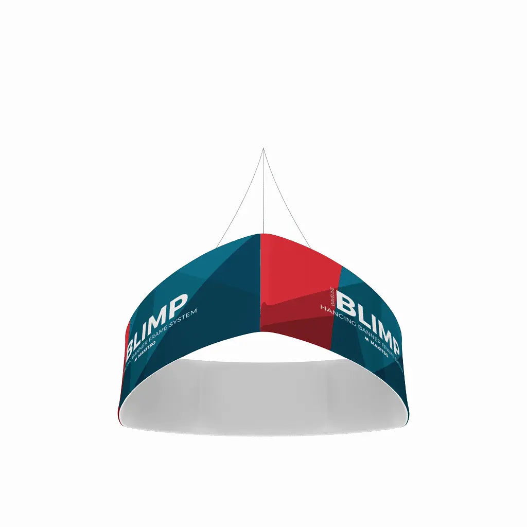 WaveLine Blimp® Trio Curved - Double Sided 10ft W x 2ft H image 1