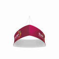 WaveLine Blimp® Trio Curved - Double Sided 12ft W x 3ft 6in H image 0