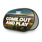 Oval Pop-Out Banner, Tee Marker image 0