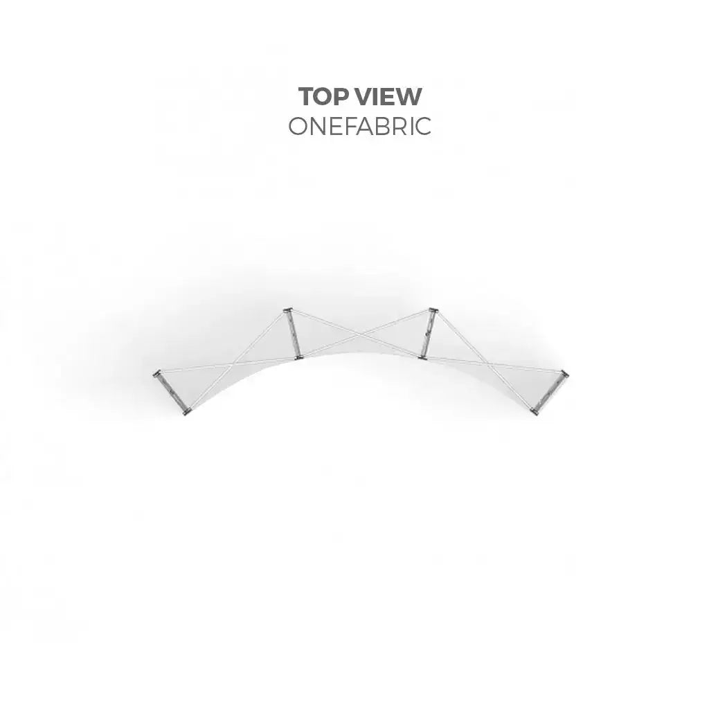 OneFabric Pop-up Display - Curved w/ End Caps 8ft Wide image 9