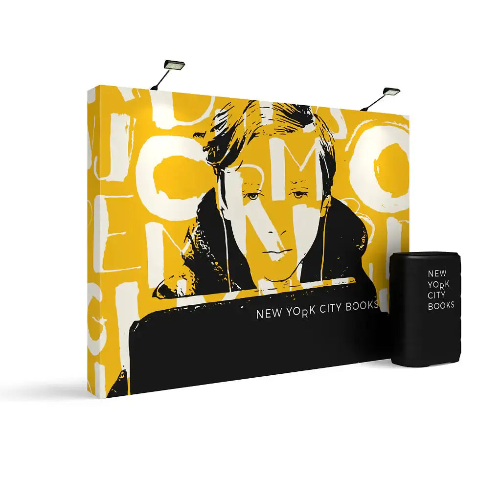 OneFabric Pop-up Display - Straight w/ End Caps 10ft Wide image 2