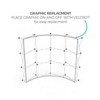 OneFabric Pop-up Display - Curved w/ End Caps 10ft Wide image 7