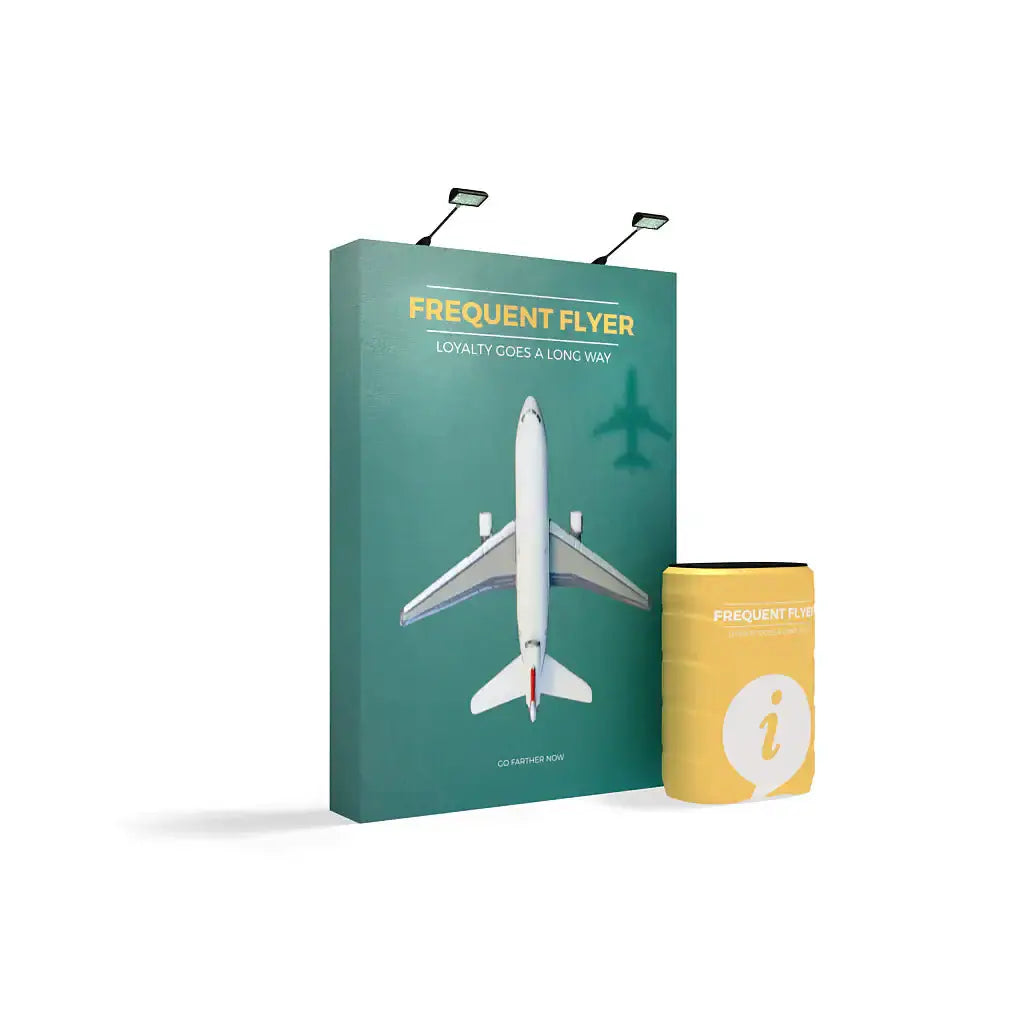 OneFabric Pop-up Display - Straight Without End Caps 5ft Wide image 2