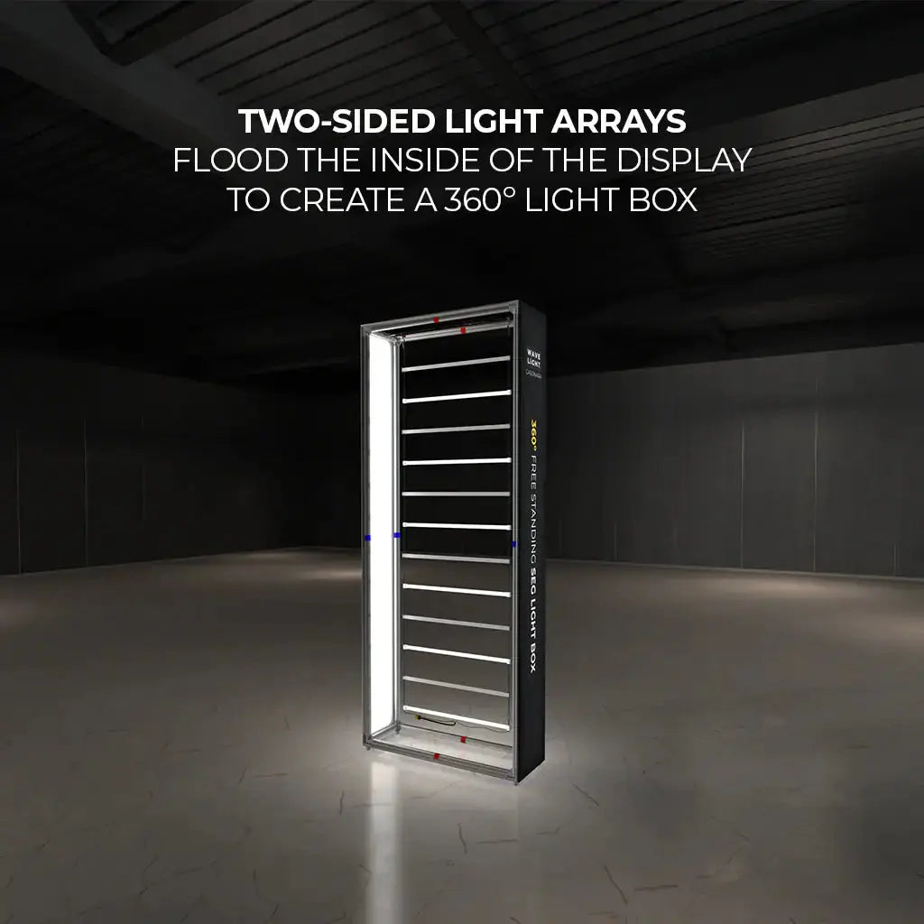 WaveLight® Casonara SEG Light Box Display - Single Sided 4ft image 2