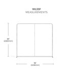 WaveLine® Display Wall - Straight Double Sided 8ft/2.4m Wide image 6