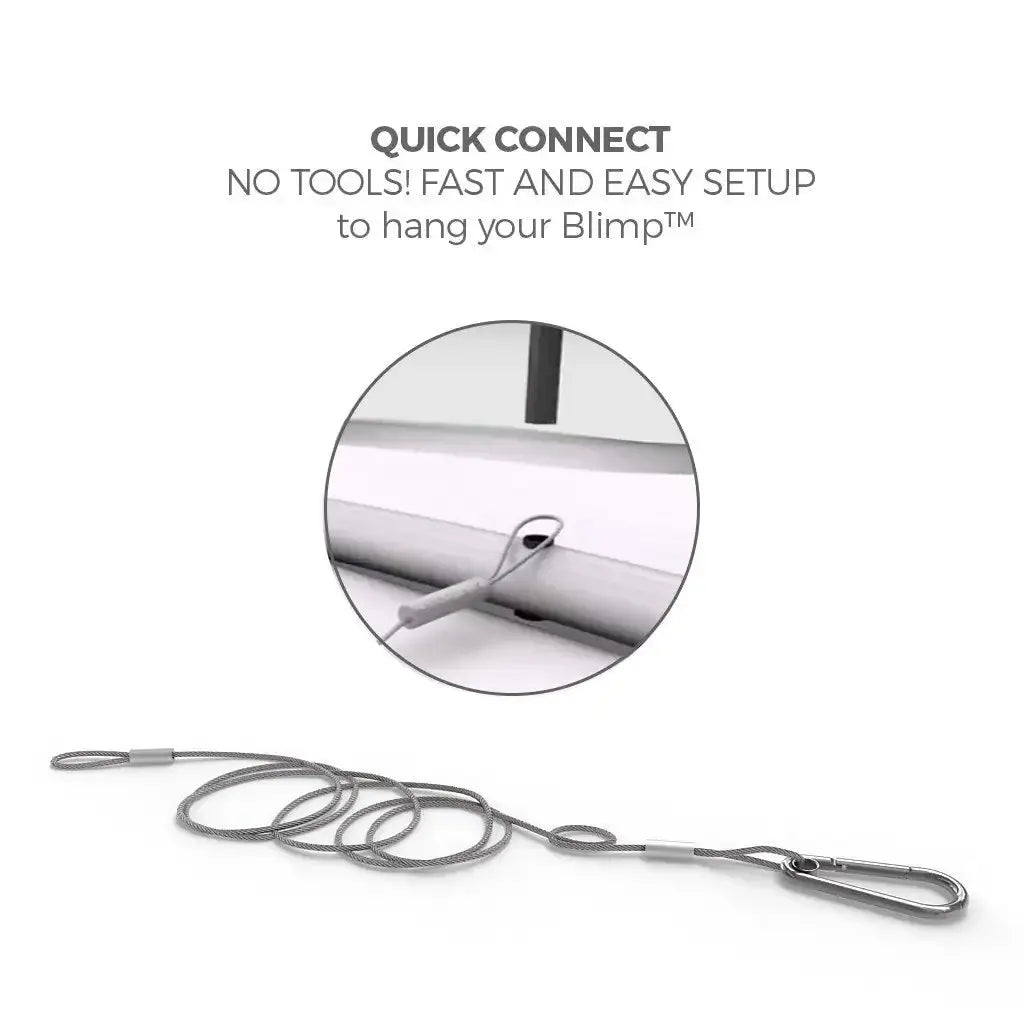 WaveLine Blimp® Quad Curved - Double Sided 10ft W x 2ft 8in H image 3