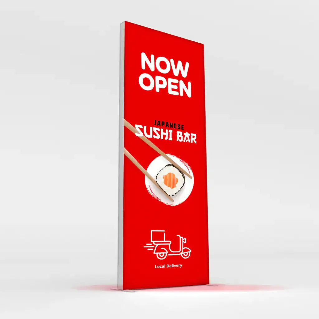 WaveLight® Infinity LED Light Box Display Stand - Large Single Sided image 0