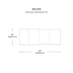 WaveLine® Display Wall - Serpentine Double Sided 20ft/6m Wide image 6