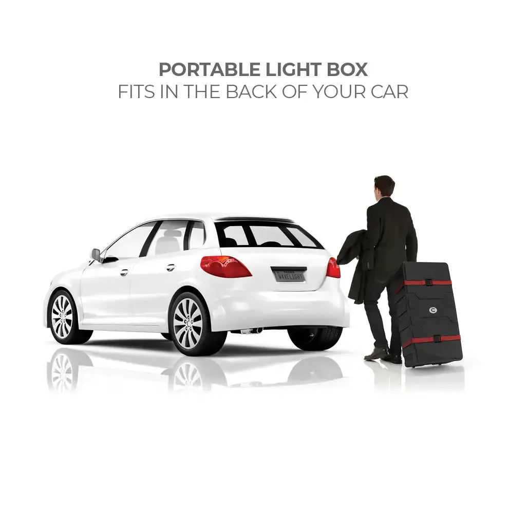 WaveLight® Infinity LED Light Box Display Stand - Large Horizontal Double Sided image 8