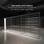 WaveLight® Casonara SEG Light Box Display - Double Sided 20ft image 2