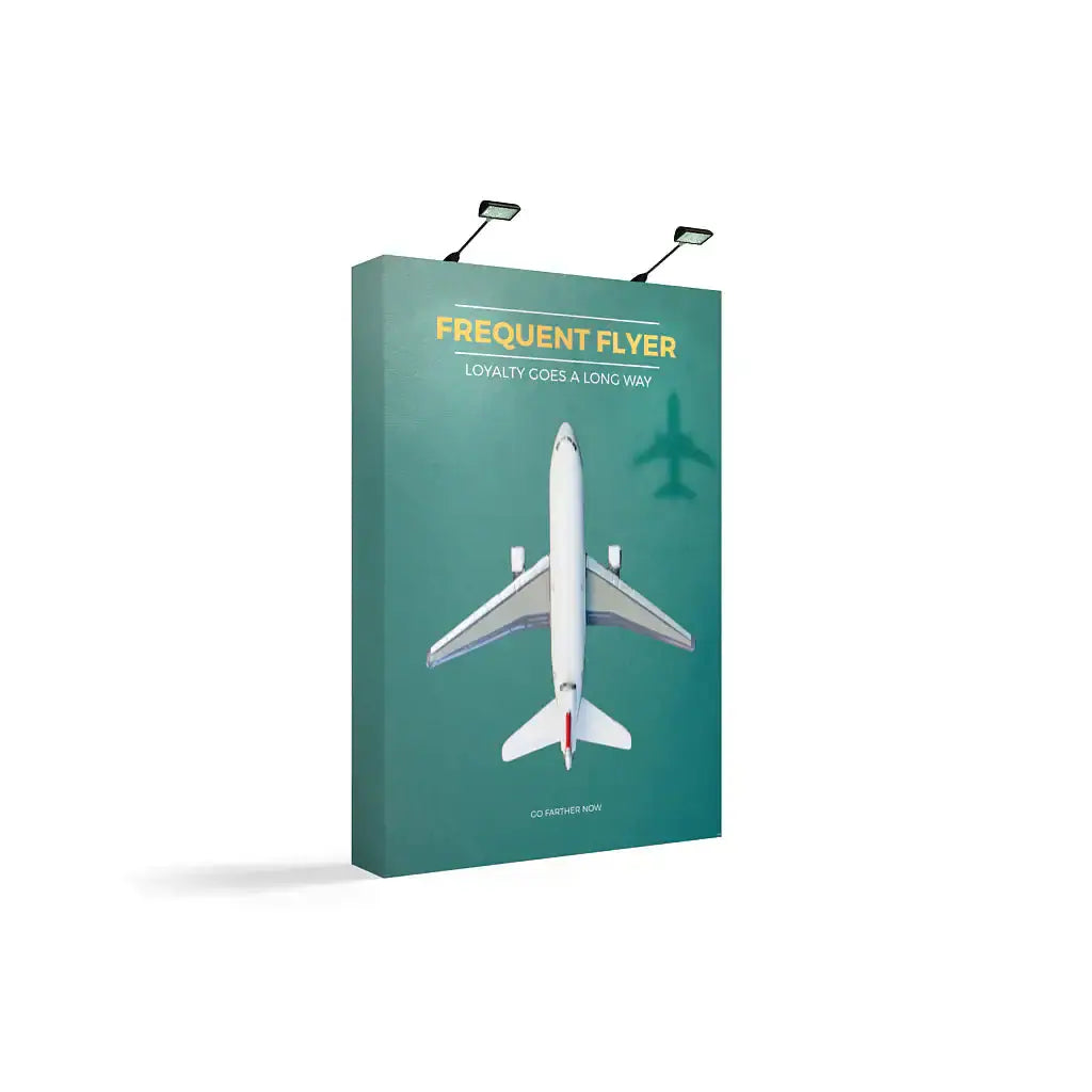 OneFabric Pop-up Display - Straight w/ End Caps 5ft Wide image 0