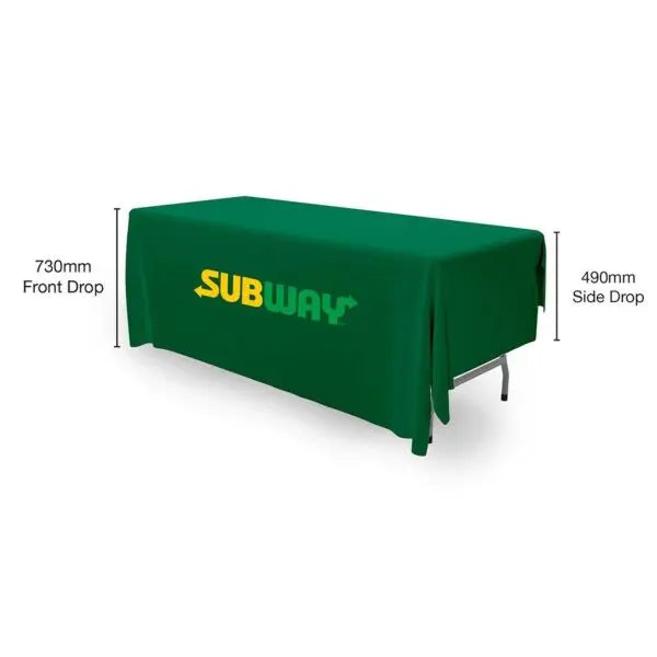 Printed Tablecloth for 6ft Trestle Table, 1780mm x 2780mm (Recycled) image 1