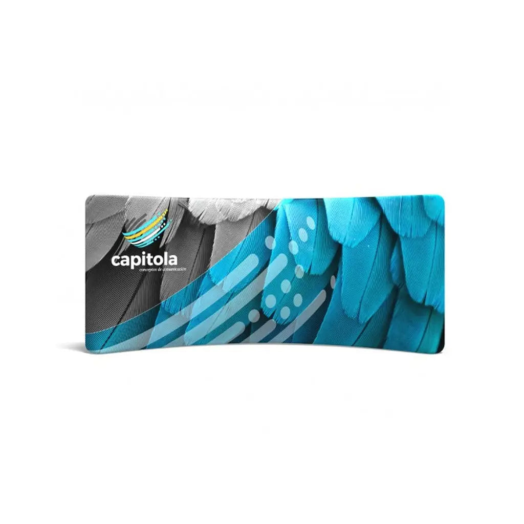 WaveLine® Display Wall - Curved Single Sided 20ft/6m Wide image 2