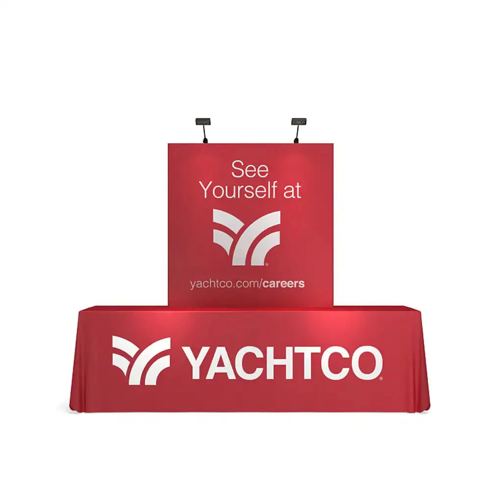 OneFabric Pop-up Display - Straight Tabletop Without End Caps 5ft Wide image 0