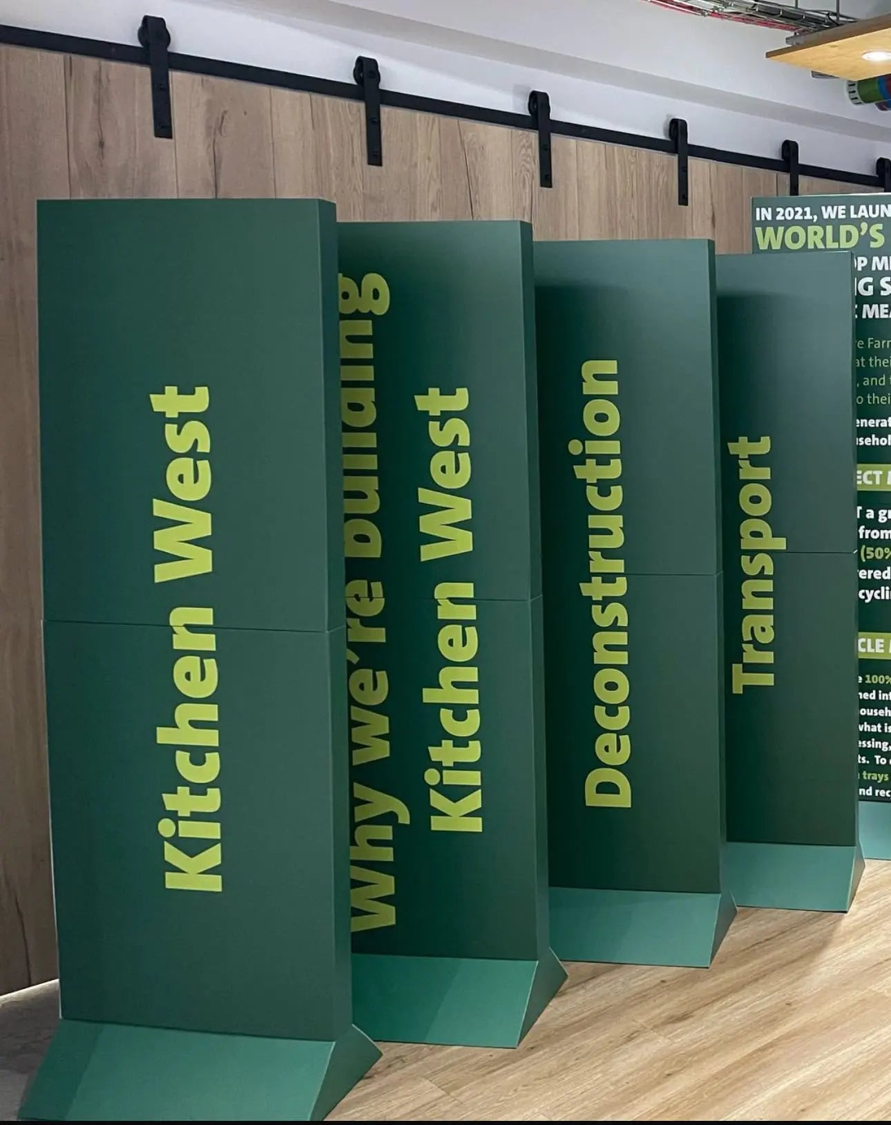 Sustainable Cardboard Bannerstand image 0