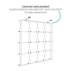 OneFabric Pop-up Display - Straight Without End Caps 10x10ft Wide image 6