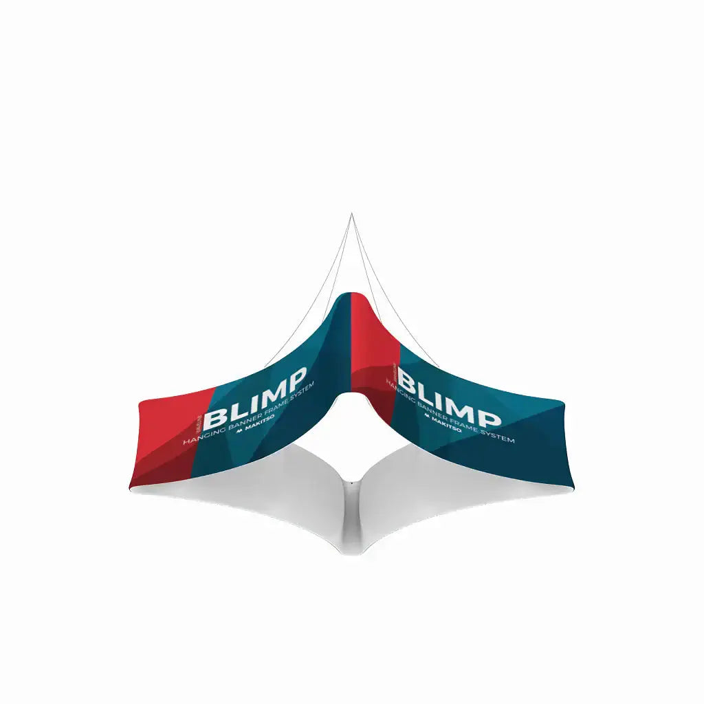 WaveLine Blimp® Quad Curved - Single Sided 12ft W x 4ft H image 1