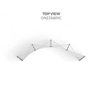 OneFabric Pop-up Display - Curved w/ End Caps 10ft Wide image 9