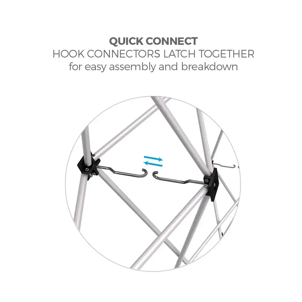 OneFabric Pop-up Display - Straight w/ End Caps 10x10ft Wide image 5