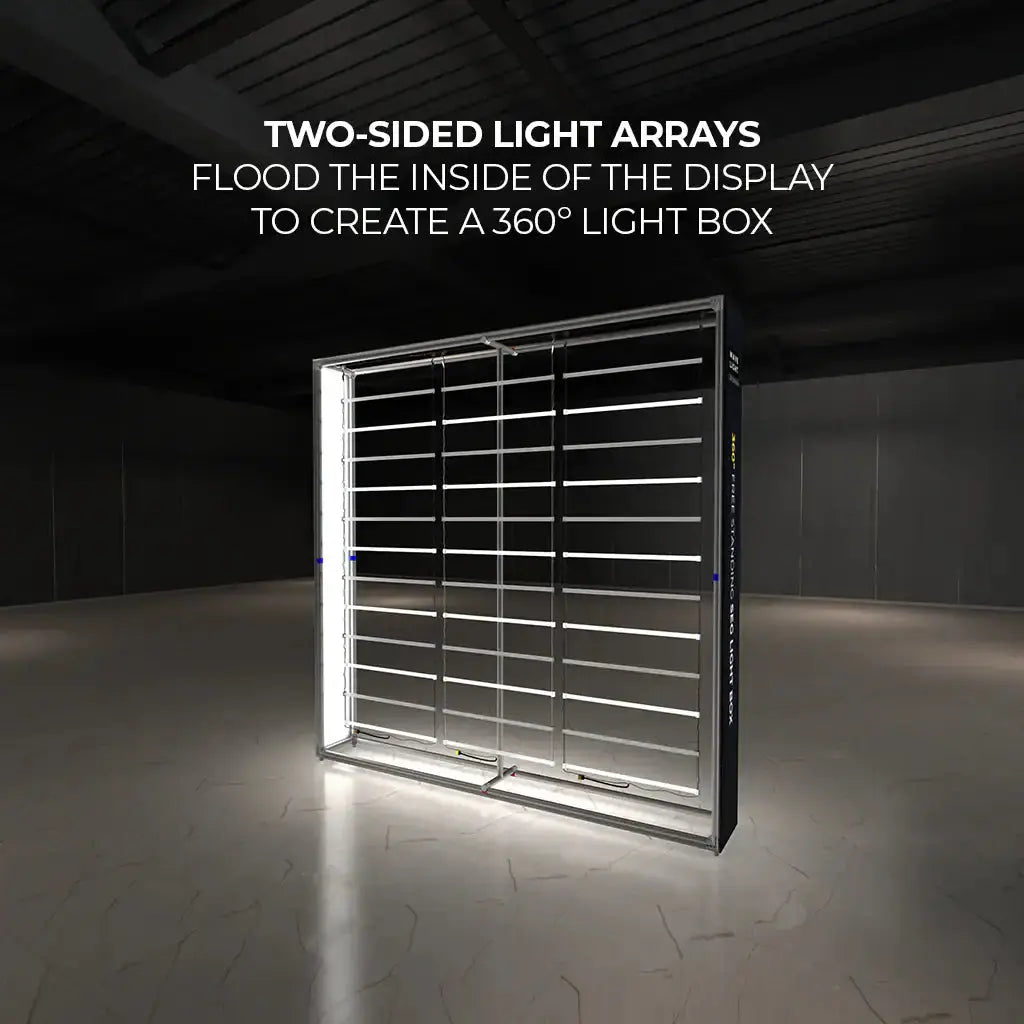 WaveLight® Casonara SEG Light Box Display - Double Sided 8ft image 2