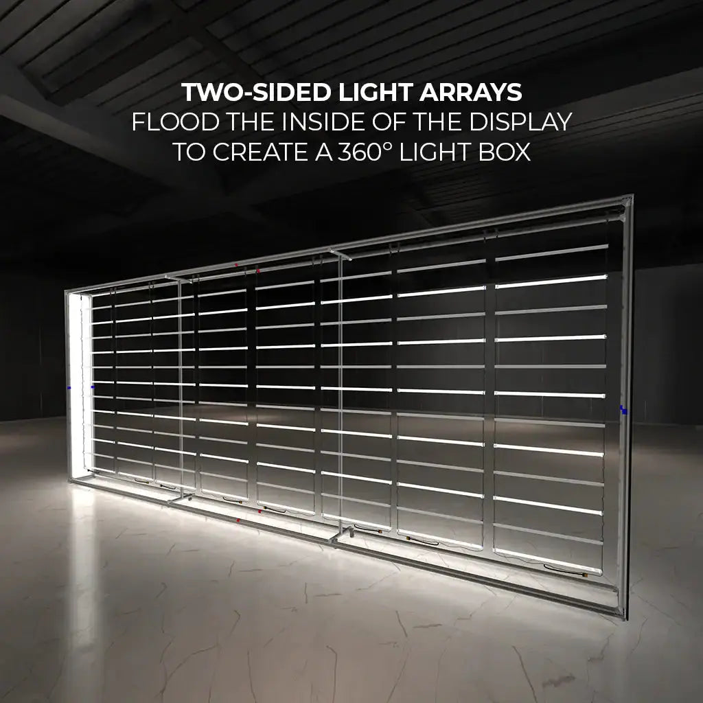 WaveLight® Casonara SEG Light Box Display - Single Sided 20ft image 2