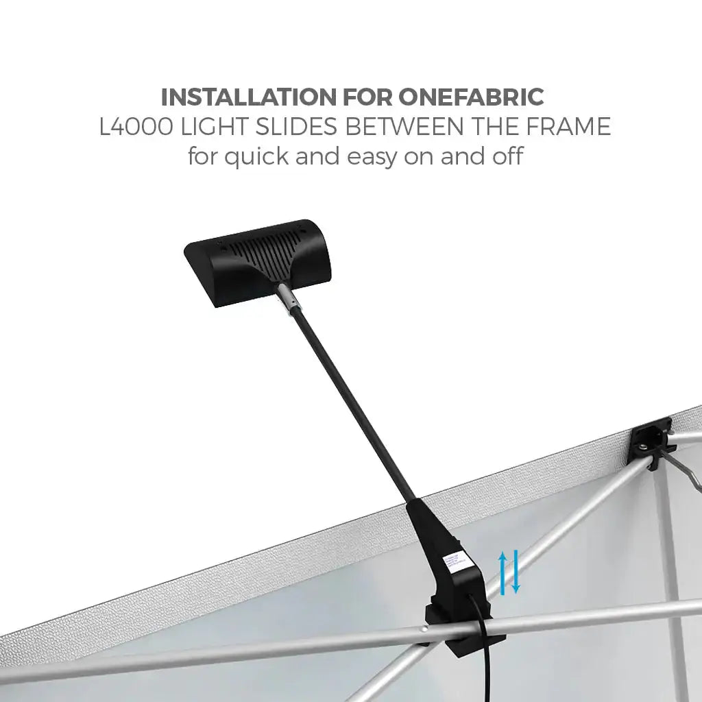 OneFabric Pop-up Display - Straight w/ End Caps 5ft Wide image 4