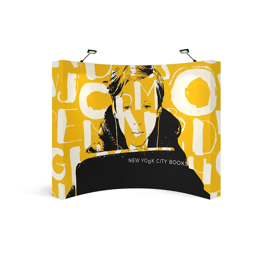 OneFabric Pop-up Display - Curved w/ End Caps 10ft Wide image 4
