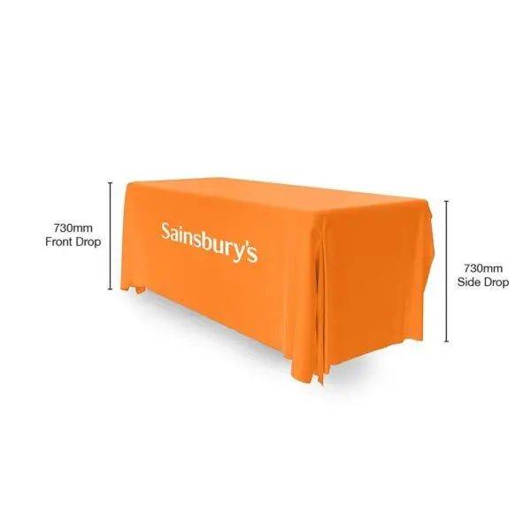 Printed Tablecloth for 6ft Trestle Table, 1540mm x 3260mm image 1