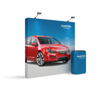 OneFabric Pop-up Display - Straight w/ End Caps 8ft Wide image 2
