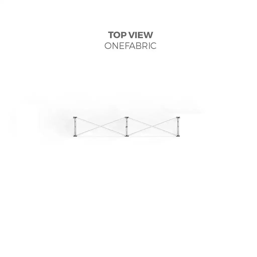 OneFabric Pop-up Display - Straight Without End Caps 5ft Wide image 8