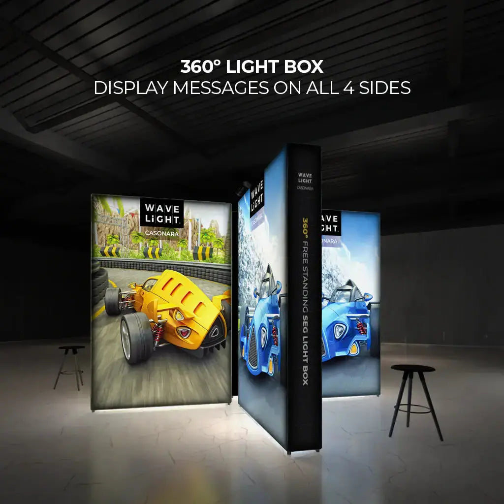 WaveLight® Casonara SEG Light Box Display - Double Sided 20ft image 3