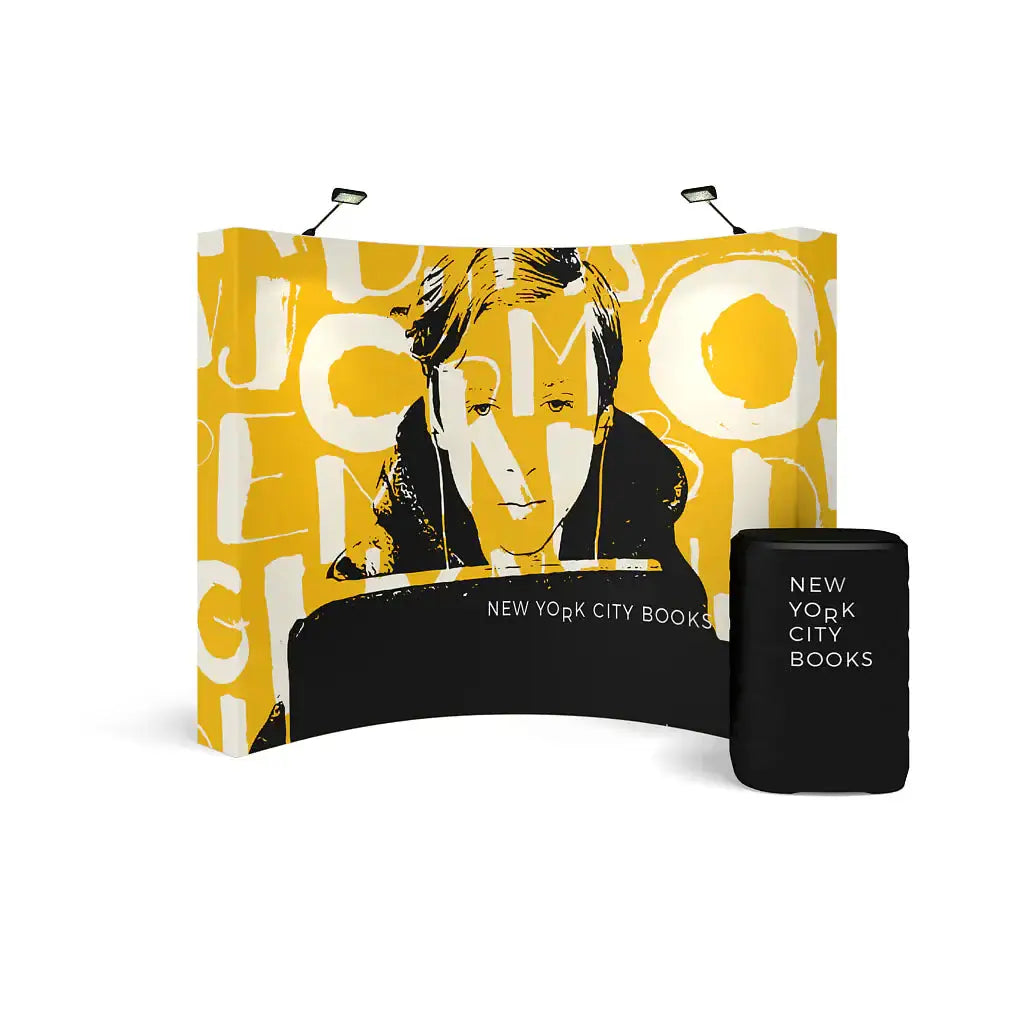 OneFabric Pop-up Display - Curved w/ End Caps 10ft Wide image 2