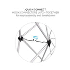 OneFabric Pop-up Display - Straight Tabletop Without End Caps 8ft Wide image 6