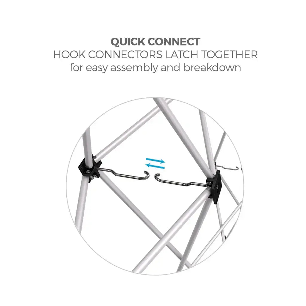 OneFabric Pop-up Display - Straight Tabletop Without End Caps 5ft Wide image 6