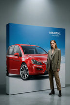 OneFabric Pop-up Display - Straight Without End Caps 8ft Wide My Store