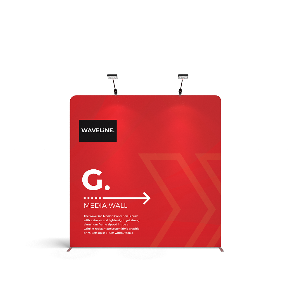 WaveLine® Display Wall G – Hardware with Single-Sided PrintWaveLine® Display Wall G – Hardware with Single-Sided Print