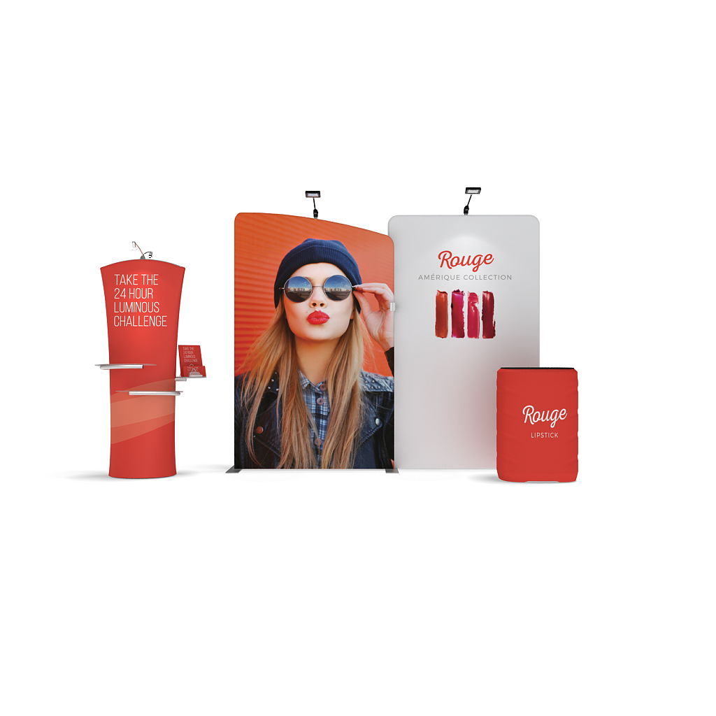 WaveLine Media® WLMEA2 Tension Fabric Display Kit 04 – Double-SidedWaveLine Media® WLMEA2 Tension Fabric Display Kit 04 – Double-Sided