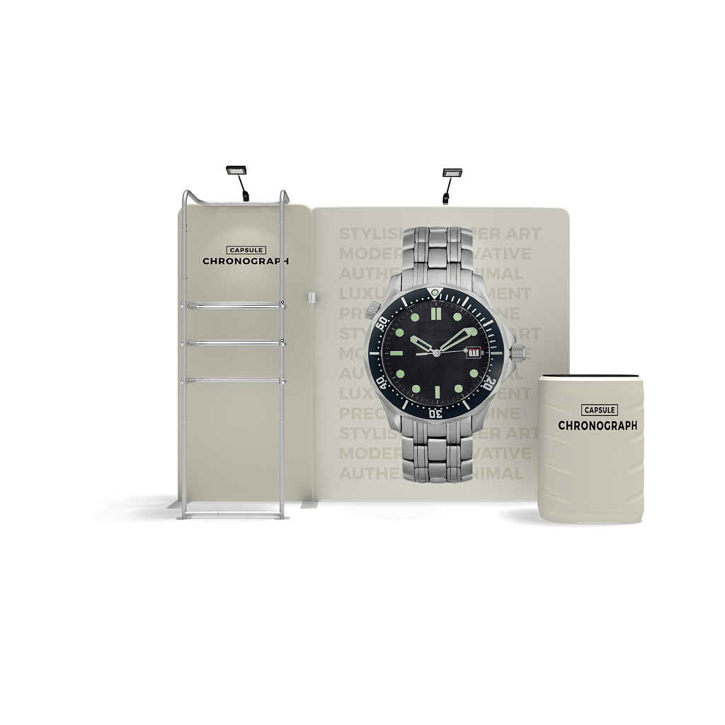 WaveLine Media® WLMDN Tension Fabric Display Kit 03 – Single-SidedWaveLine Media® WLMDN Tension Fabric Display Kit 03 – Single-Sided