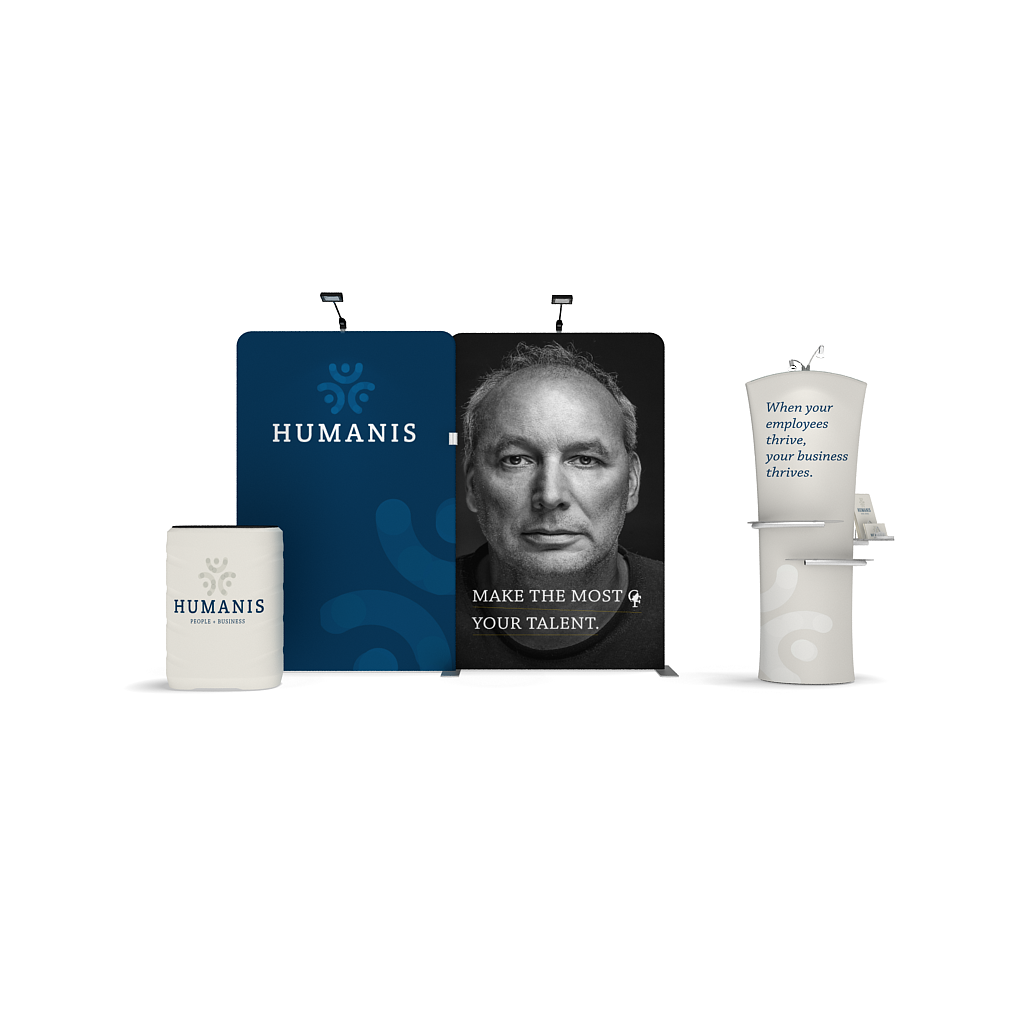 WaveLine Media® WLMEE Tension Fabric Display Kit 04 – Double-SidedWaveLine Media® WLMEE Tension Fabric Display Kit 04 – Double-Sided