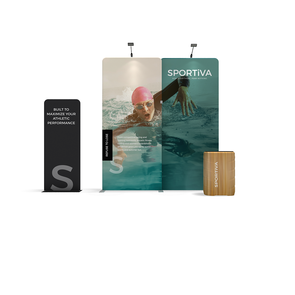 WaveLine Media® WLMII Tension Fabric Display Kit 05 – Single-SidedWaveLine Media® WLMII Tension Fabric Display Kit 05 – Single-Sided