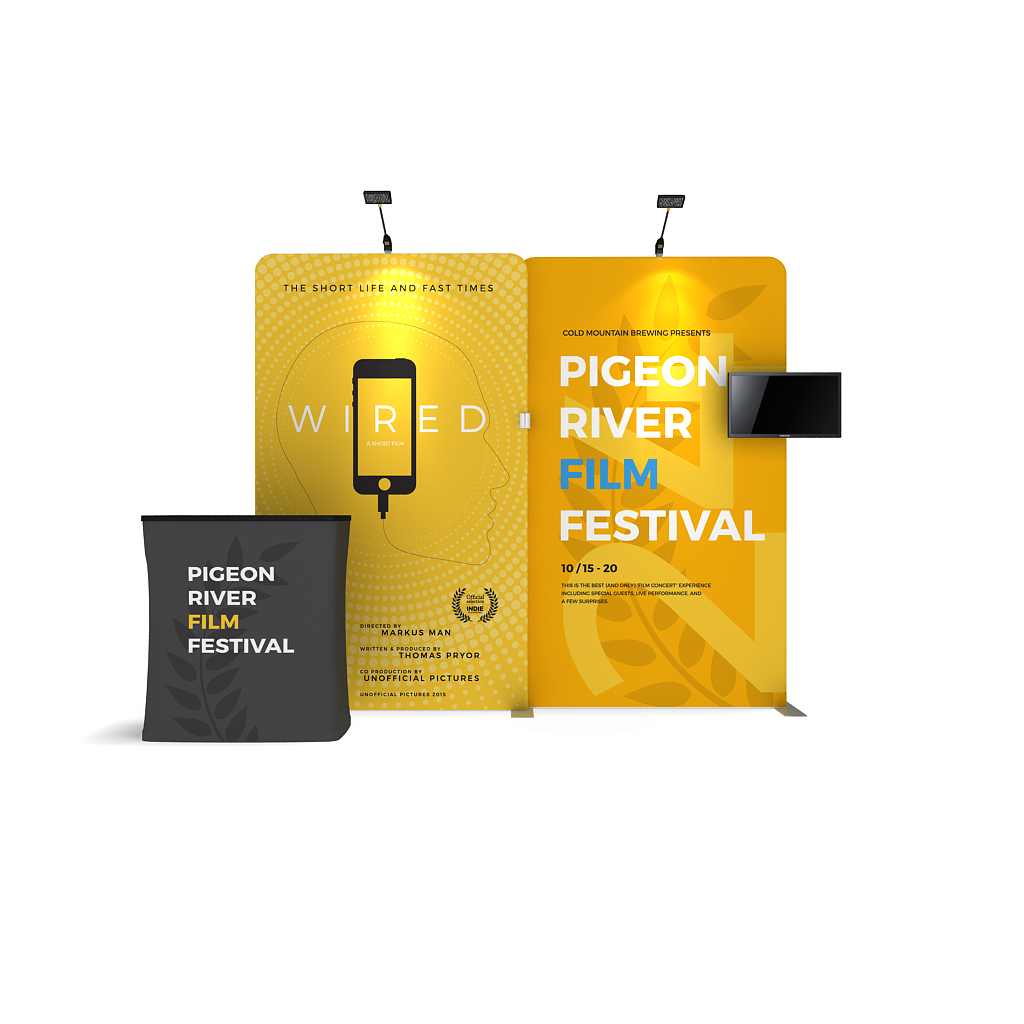 WaveLine Media® WLMKK Tension Fabric Display Kit 02 – Single-SidedWaveLine Media® WLMKK Tension Fabric Display Kit 02 – Single-Sided