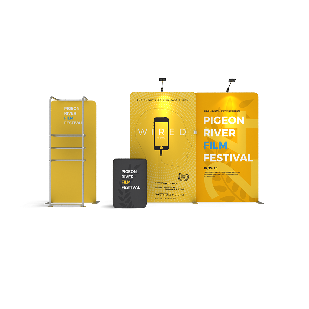 WaveLine Media® WLMKK Tension Fabric Display Kit 03 – Single-SidedWaveLine Media® WLMKK Tension Fabric Display Kit 03 – Single-Sided