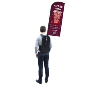 Feather Backpack Flag and Kit