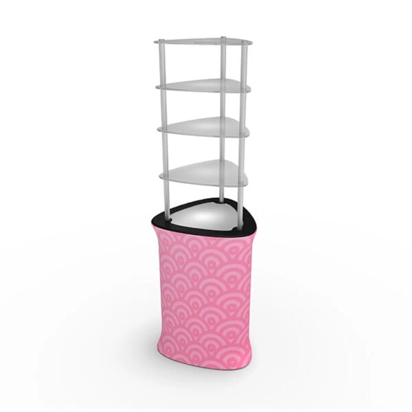 Brandcusi™  Triangular Counter and Display Tower - Image 2