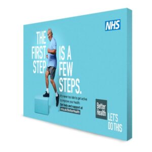Textile Straight Fabric Pop-up Stand