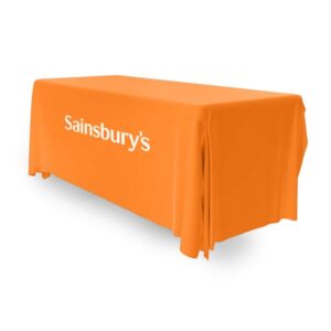 Printed Tablecloth for 6ft Trestle Table, 1540mm x 3260mm (Recycled)