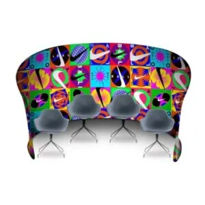 Soft Touch Meeting Pod 2280/1250mm (H) x 3000mm (W) x 2700mm (D) Double Sided